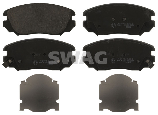 Kit pastiglie freno, Freno a disco - 40 91 6895 SWAG